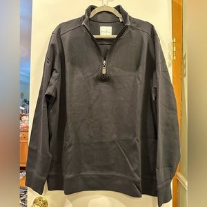 Tommy Bahama 1/4 zip pullover-black-XXL-NWOT